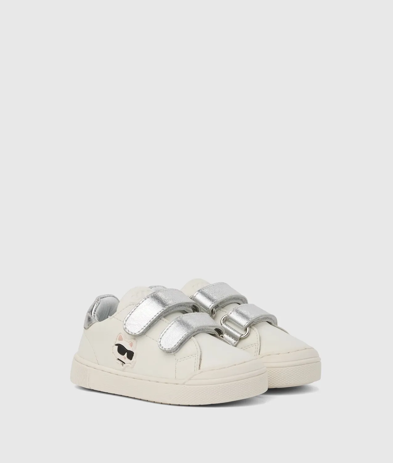 Karl Lagerfeld Ikon Choupette Sneaker metallic silber Mädchen
