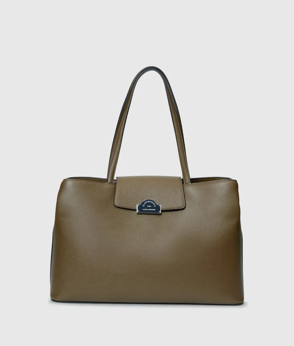 Karl Lagerfeld Rue St-Guillaume Tote Laptop Metallplakette
