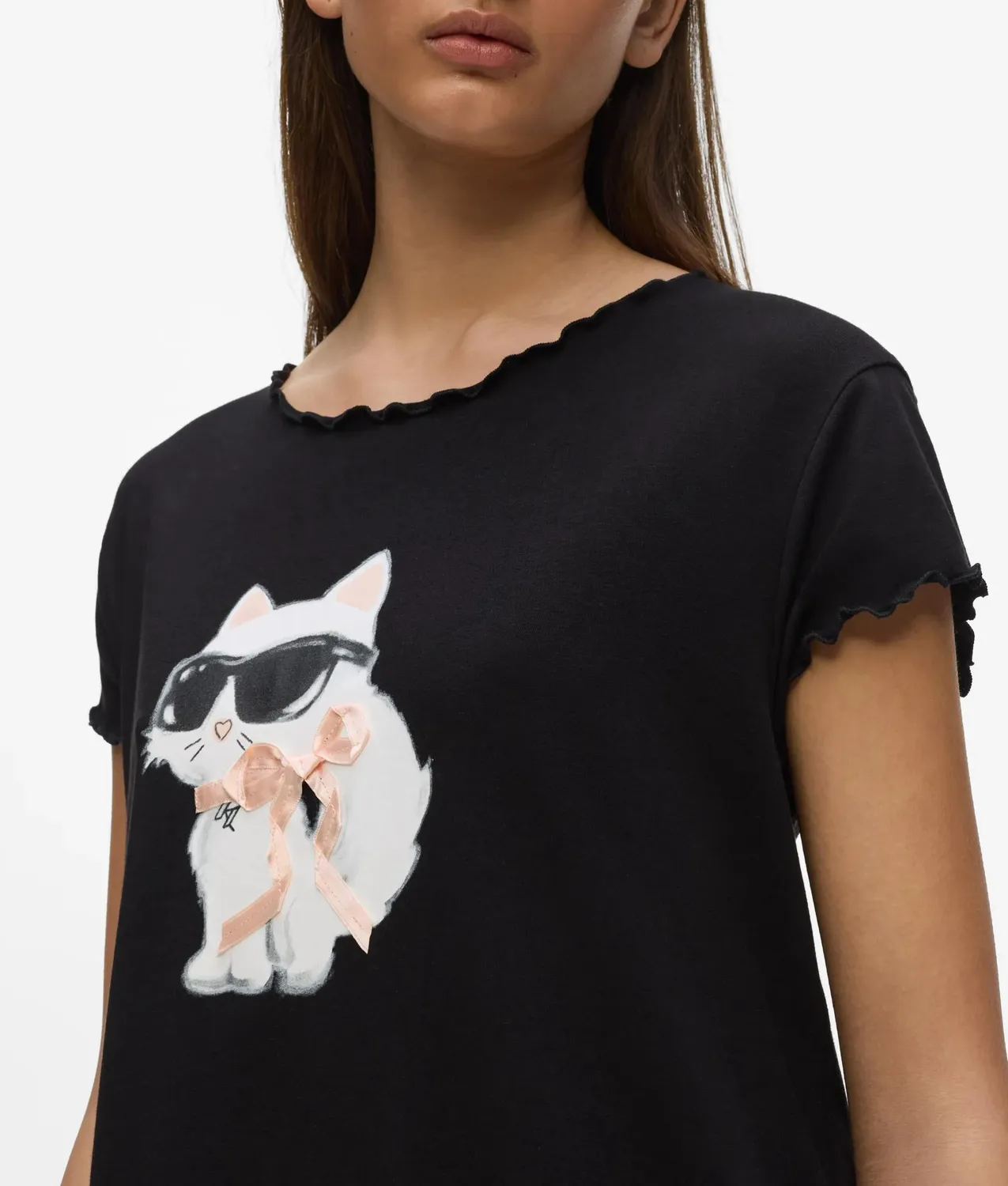 Karl Lagerfeld Ikon Choupette Nachthemd Damen Schlafkleid