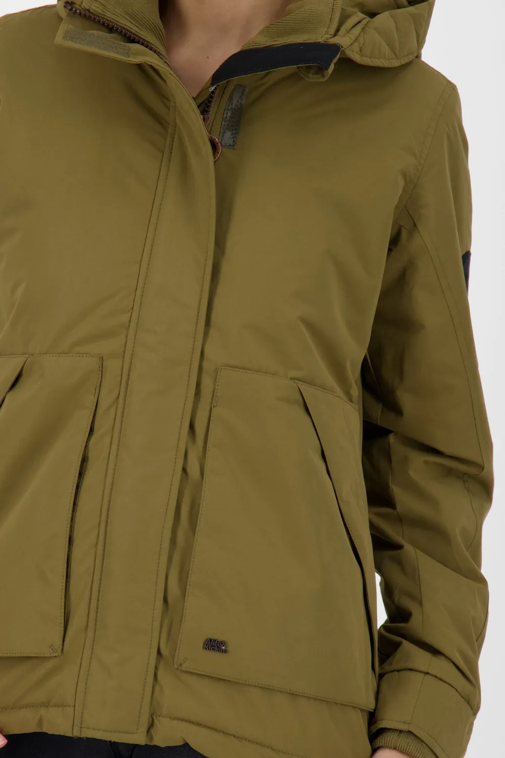 Alife & Kickin NaomiAK A Steppjacke dunkelgrün kurz