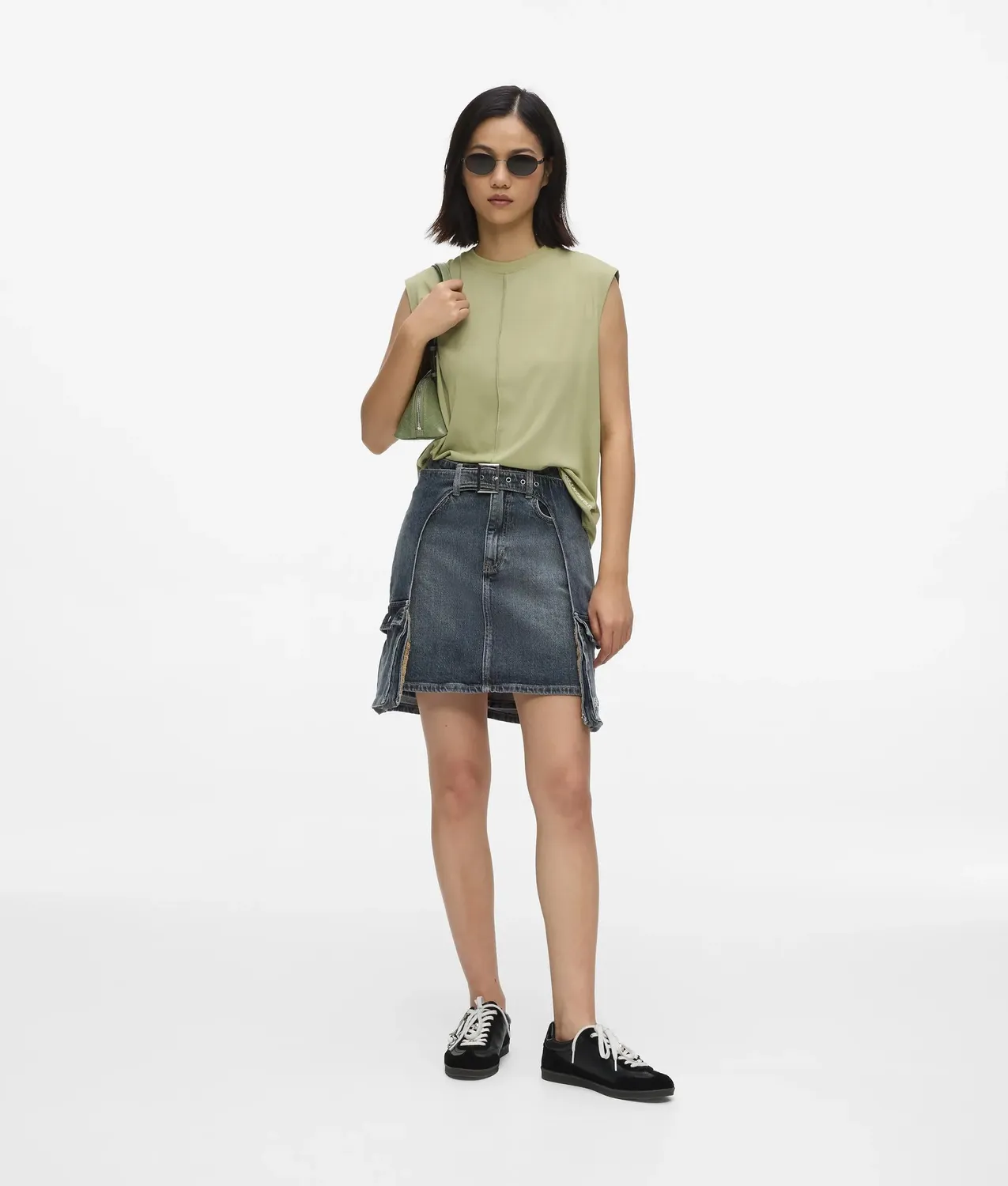 Karl Lagerfeld Jeans Seam Detail Damen Tank Top Baumwolle