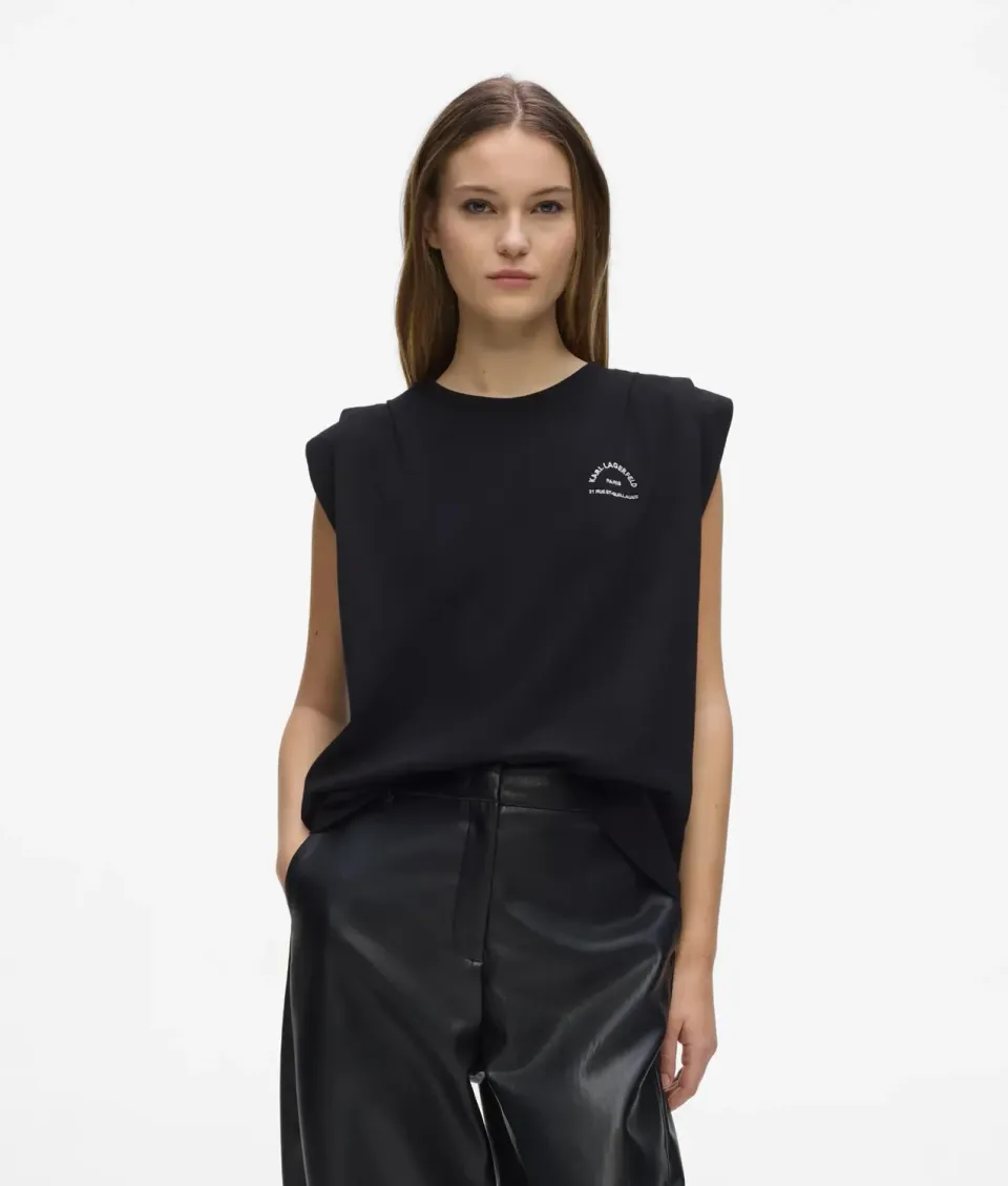 Karl Lagerfeld Rue St-Guillaume Tank Top Bio-Baumwolle