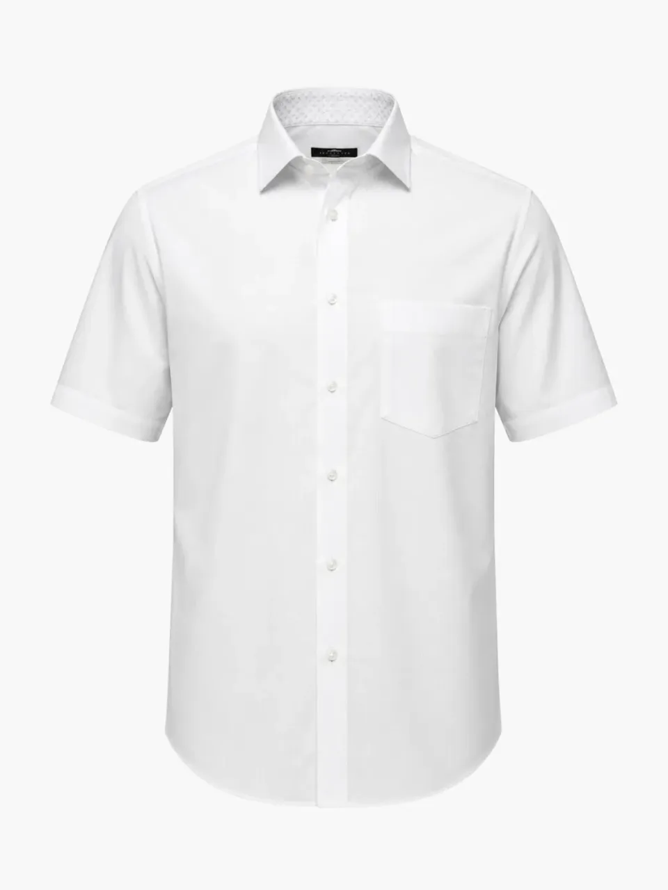 Gloriette Kurzarmhemd Windsor Weiß Regular Iron-Free