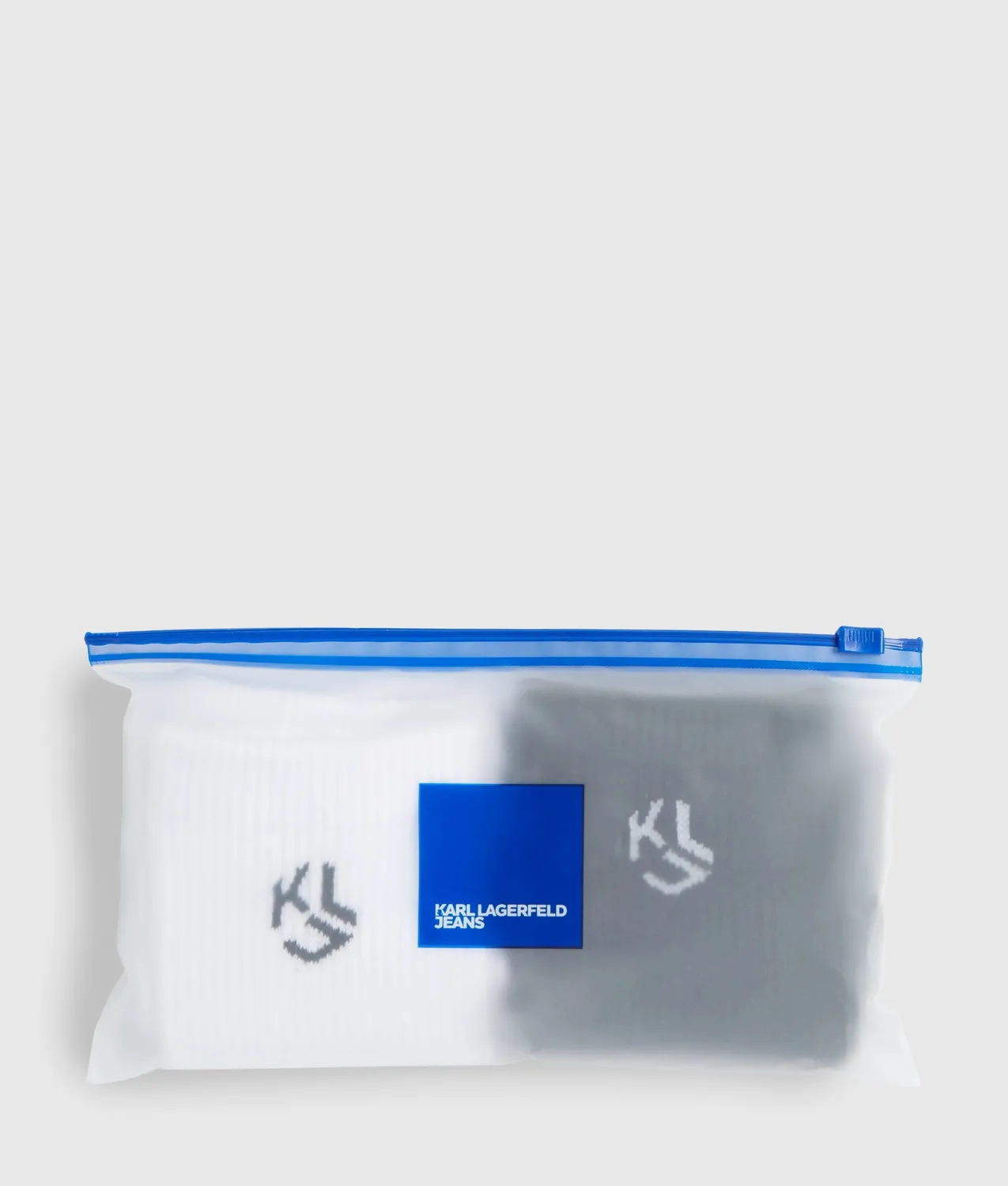Karl Lagerfeld Monogram Socken halblang 2er-Pack Baumwolle
