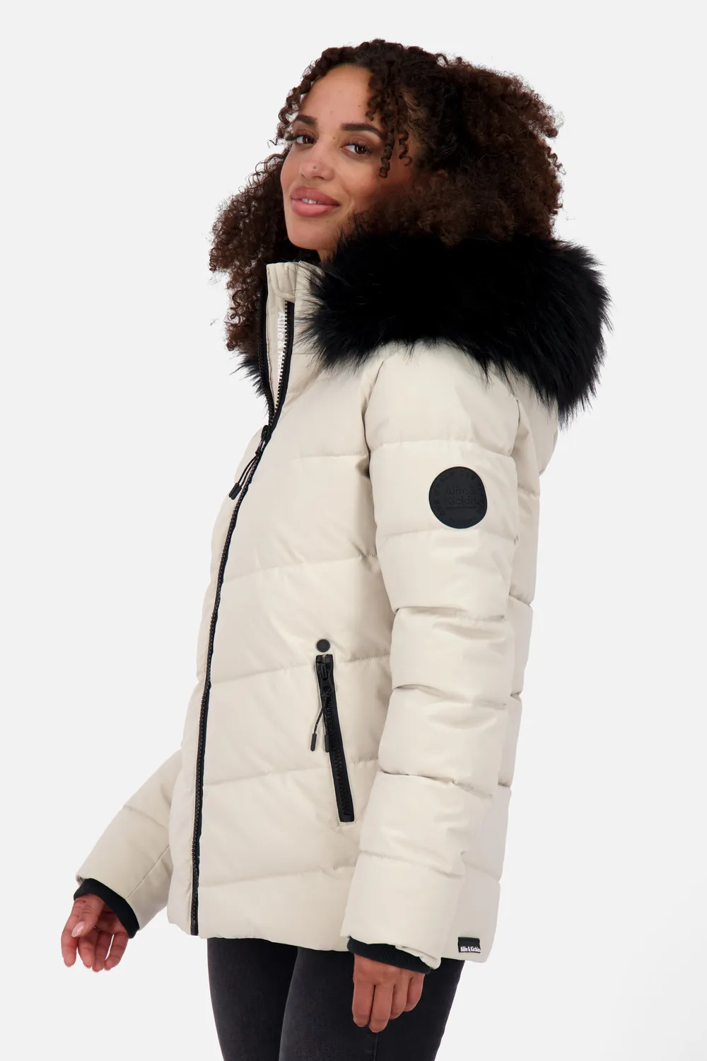 Alife & Kickin AdelaAK A Steppjacke Beige Winter