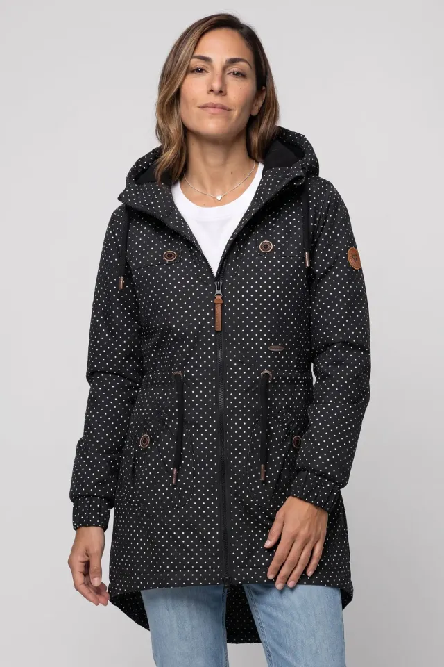 Alife & Kickin CharlotteAK B Parka Schwarz Winter
