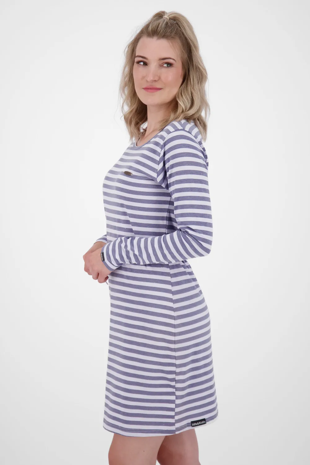 Alife & Kickin EllinAK Z Kleid Violett Langarm