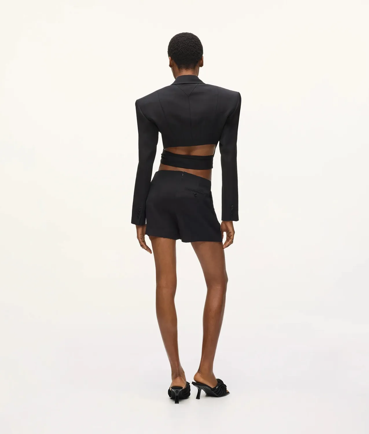Karl Lagerfeld KL Studio Mini Skort Wickel V-Bund