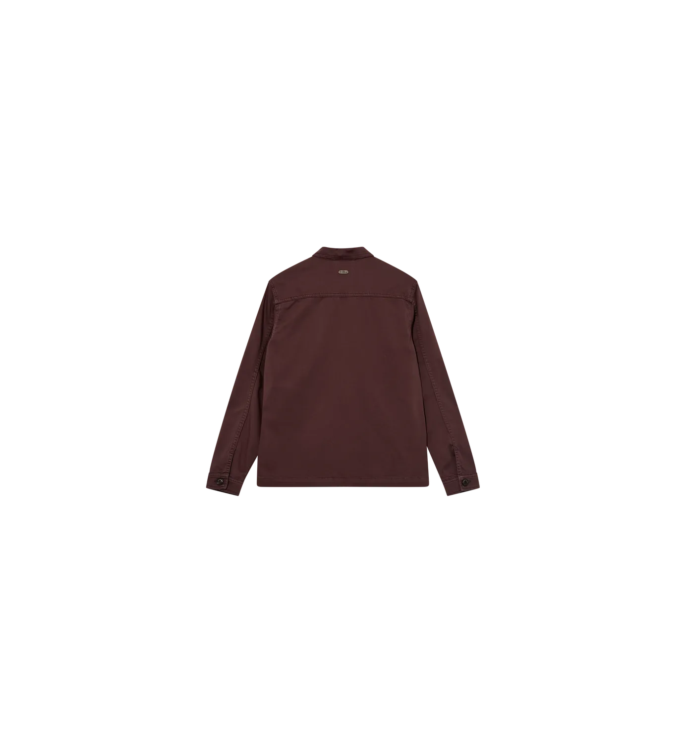 Mos Mosh MMG Matteo Soft Overshirt Black Coffee Baumwolle