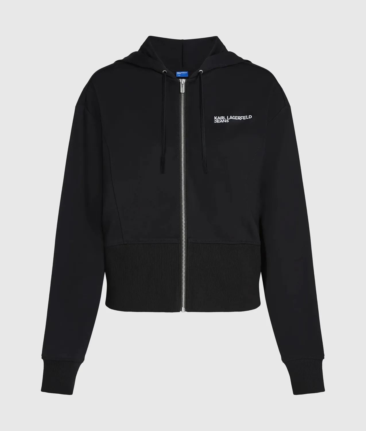 Karl Lagerfeld KL Jeans Milano Zip Hoodie mit Logo
