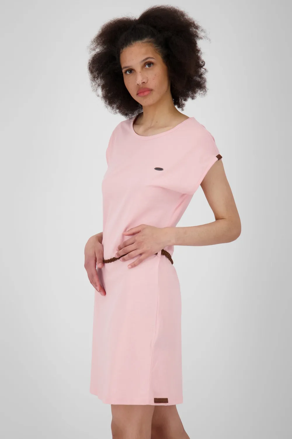 Alife & Kickin ElliAK A Kleid rosa Jersey kurz Damen