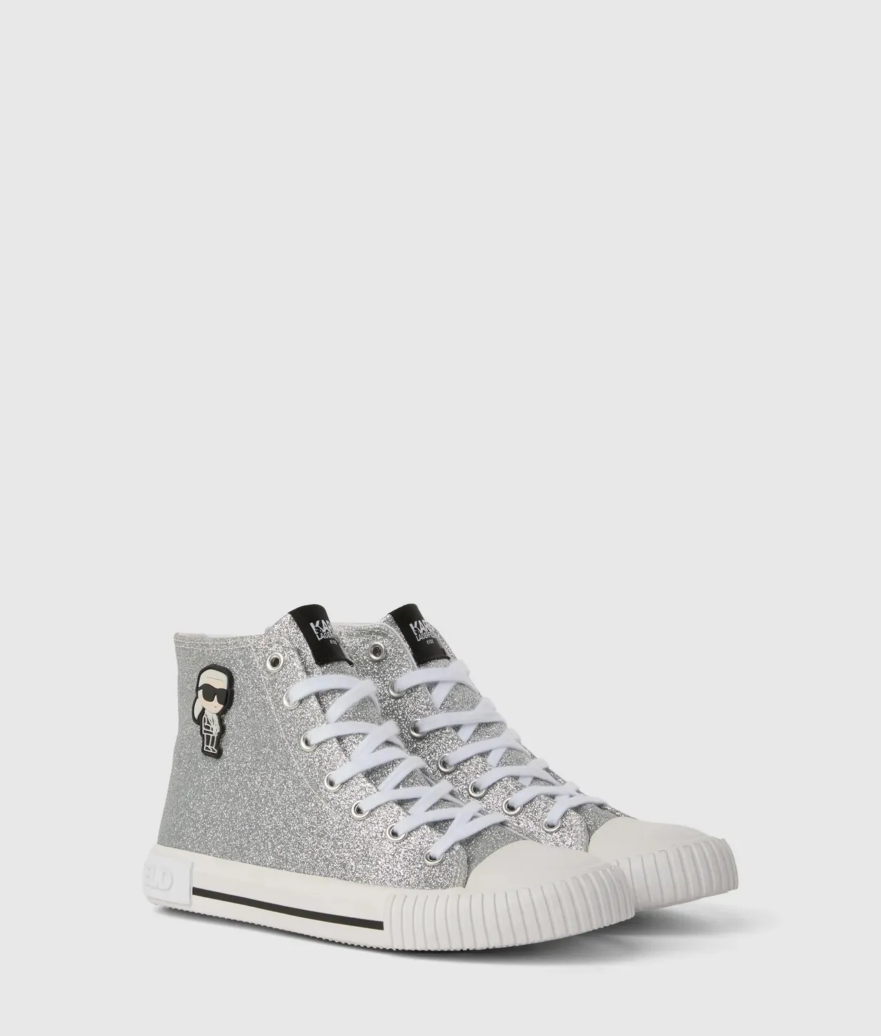 Karl Lagerfeld Ikon Glitter Sneaker High-Top Mädchen