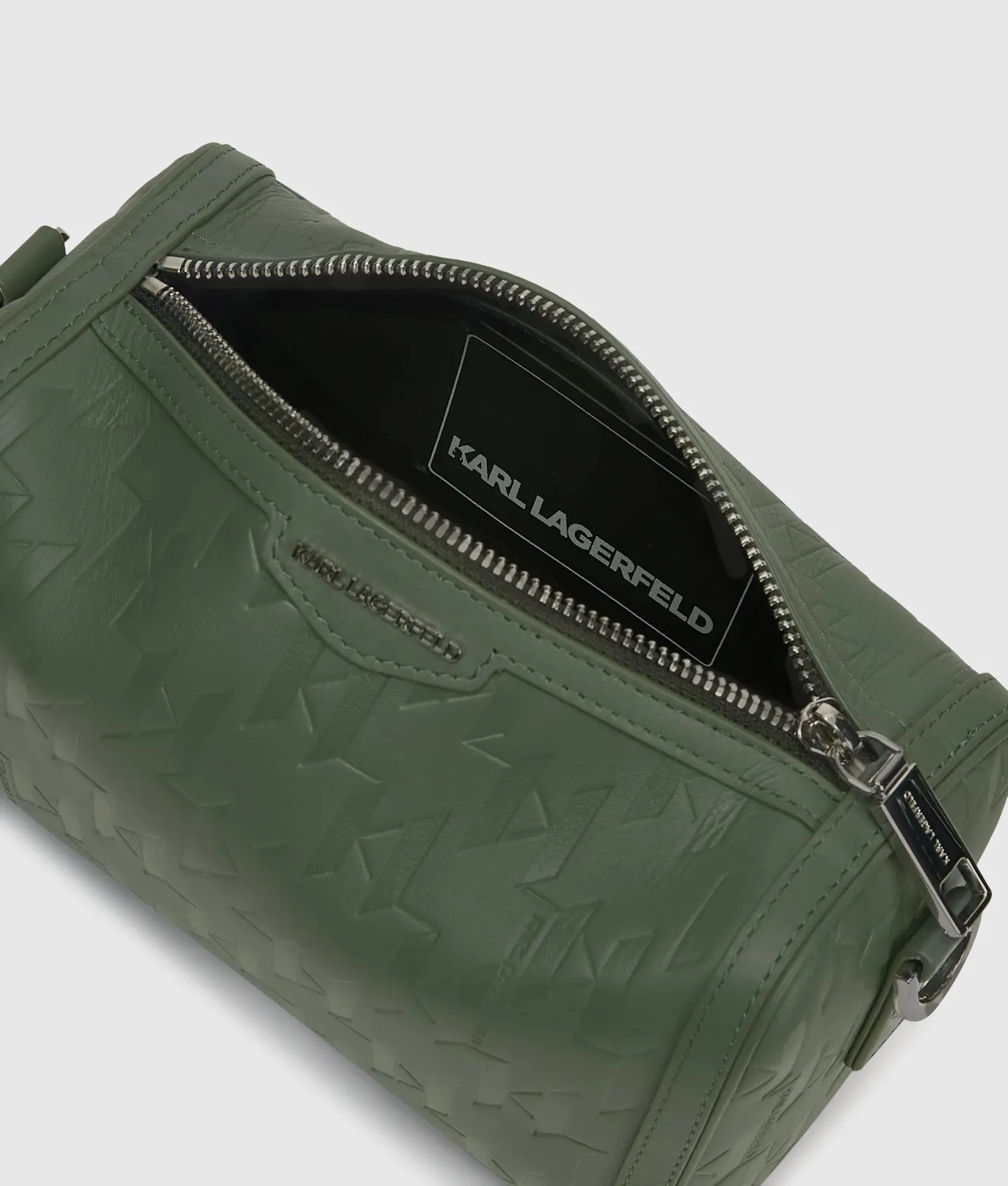 Karl Lagerfeld K/Loom Mini Barrel Tasche Leder