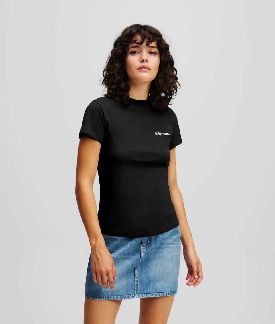 Karl Lagerfeld KL Jeans Slim-fit T-Shirt Baumwolle