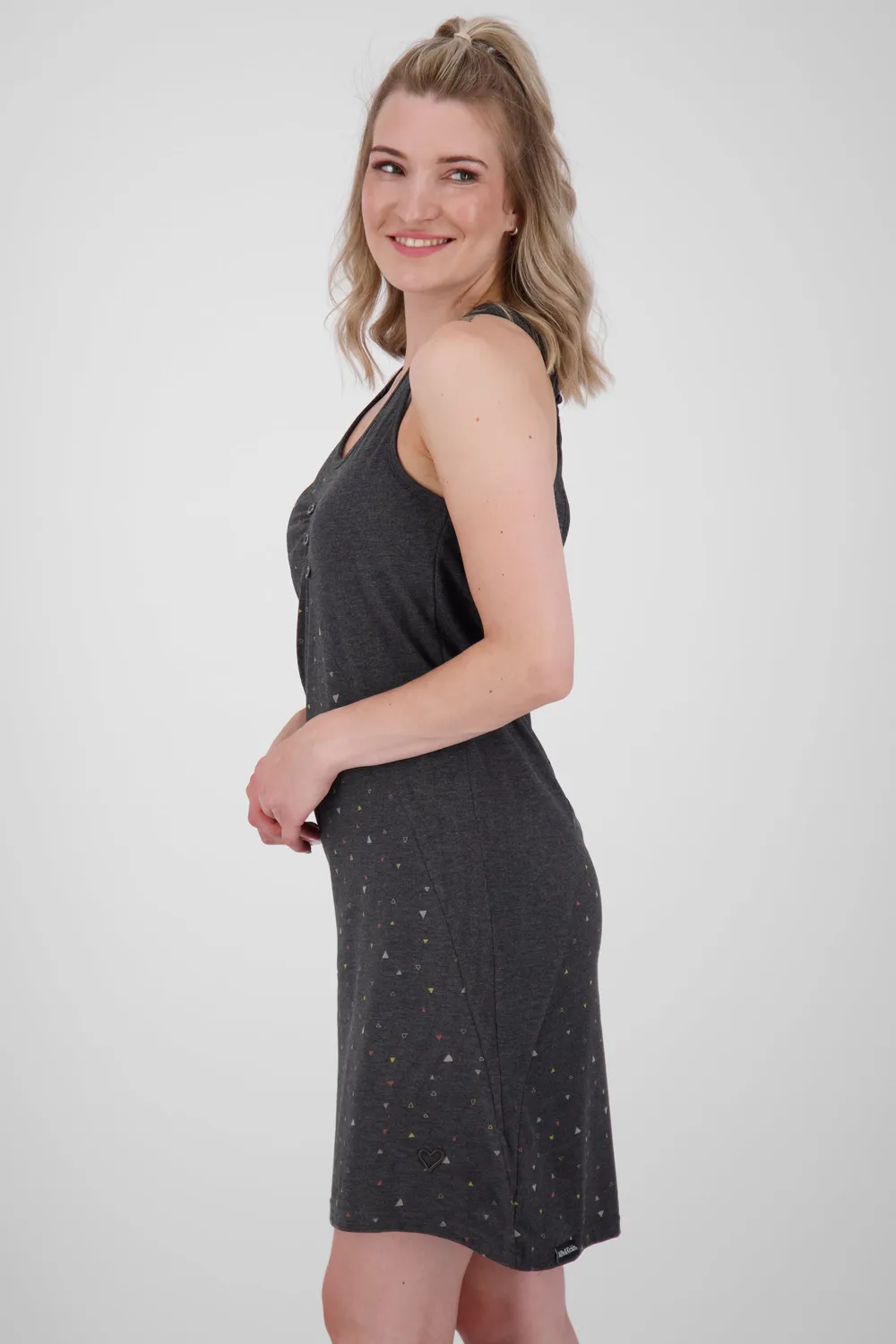 Alife & Kickin CameronAK B Kleid schwarz Rücken-Cut-out