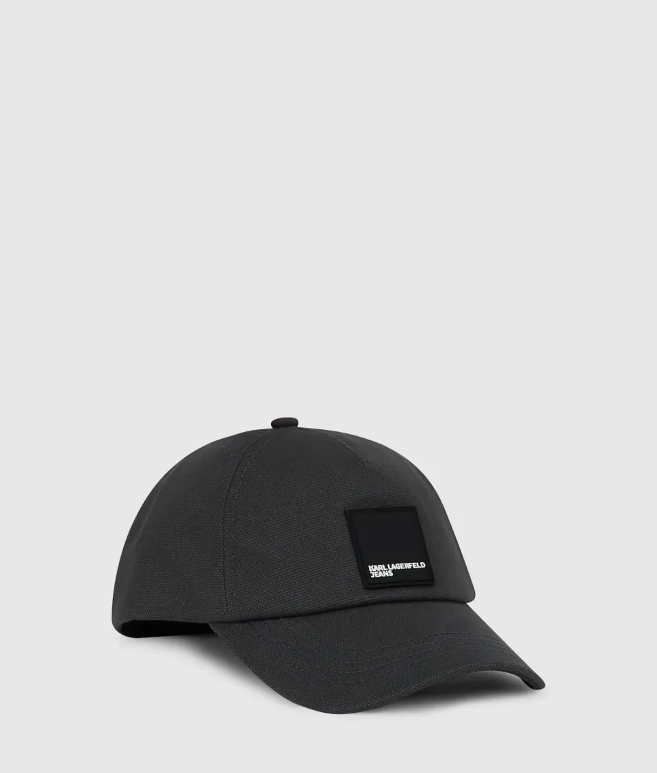 Karl Lagerfeld Jeans Logo Patch Cap Basecap schwarz