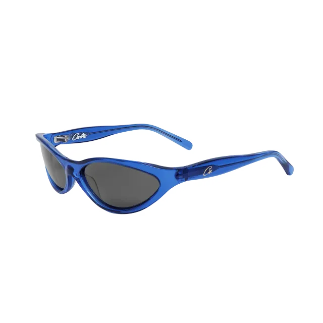 Corteiz Sporteiz Sunglasses Sonnenbrille Blau Polarisiert