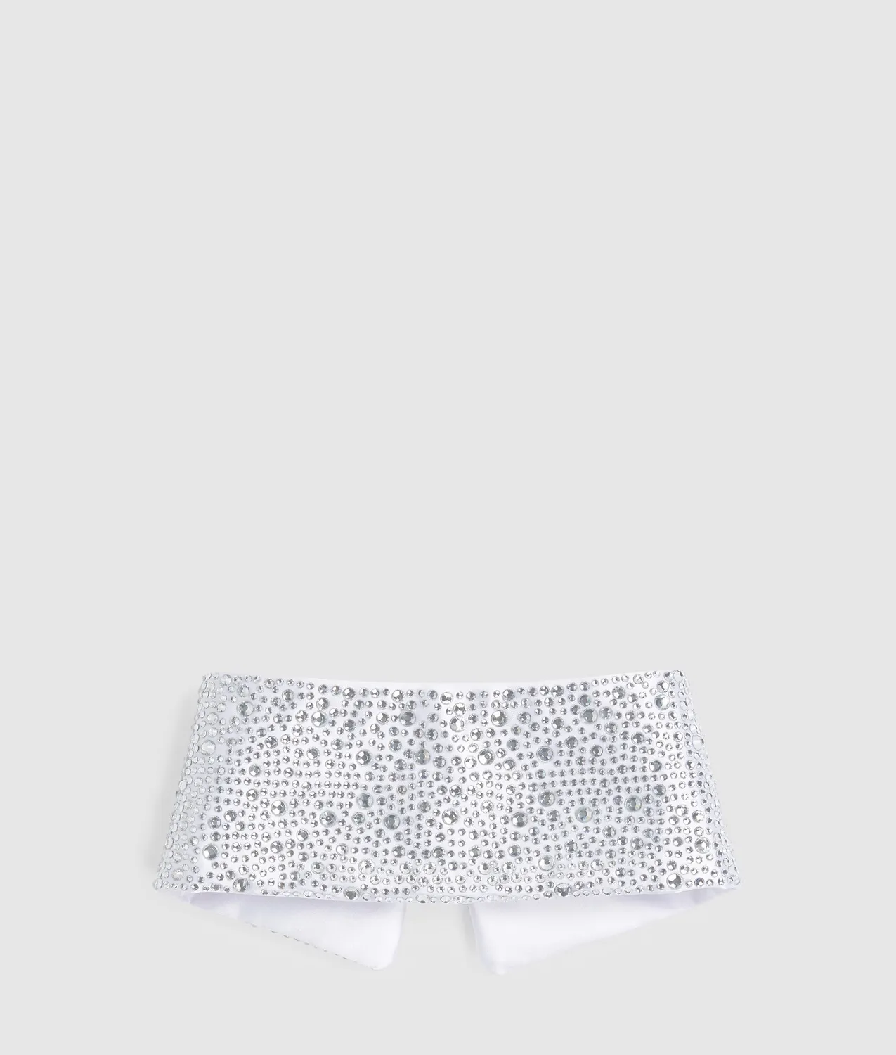 Karl Lagerfeld Rhinestone Satin-Kragen One Size mit Strass