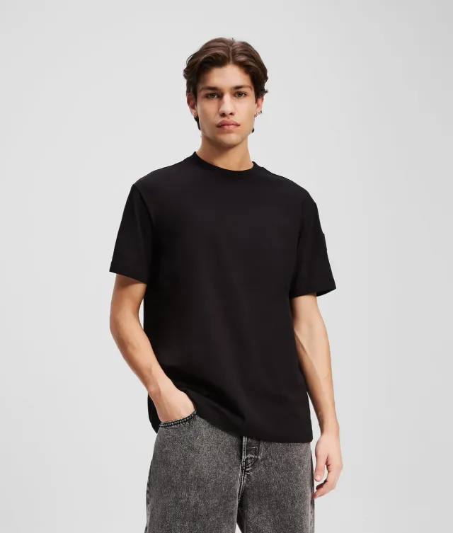 Karl Lagerfeld KL Jeans Patch Logo T-Shirt Baumwolle