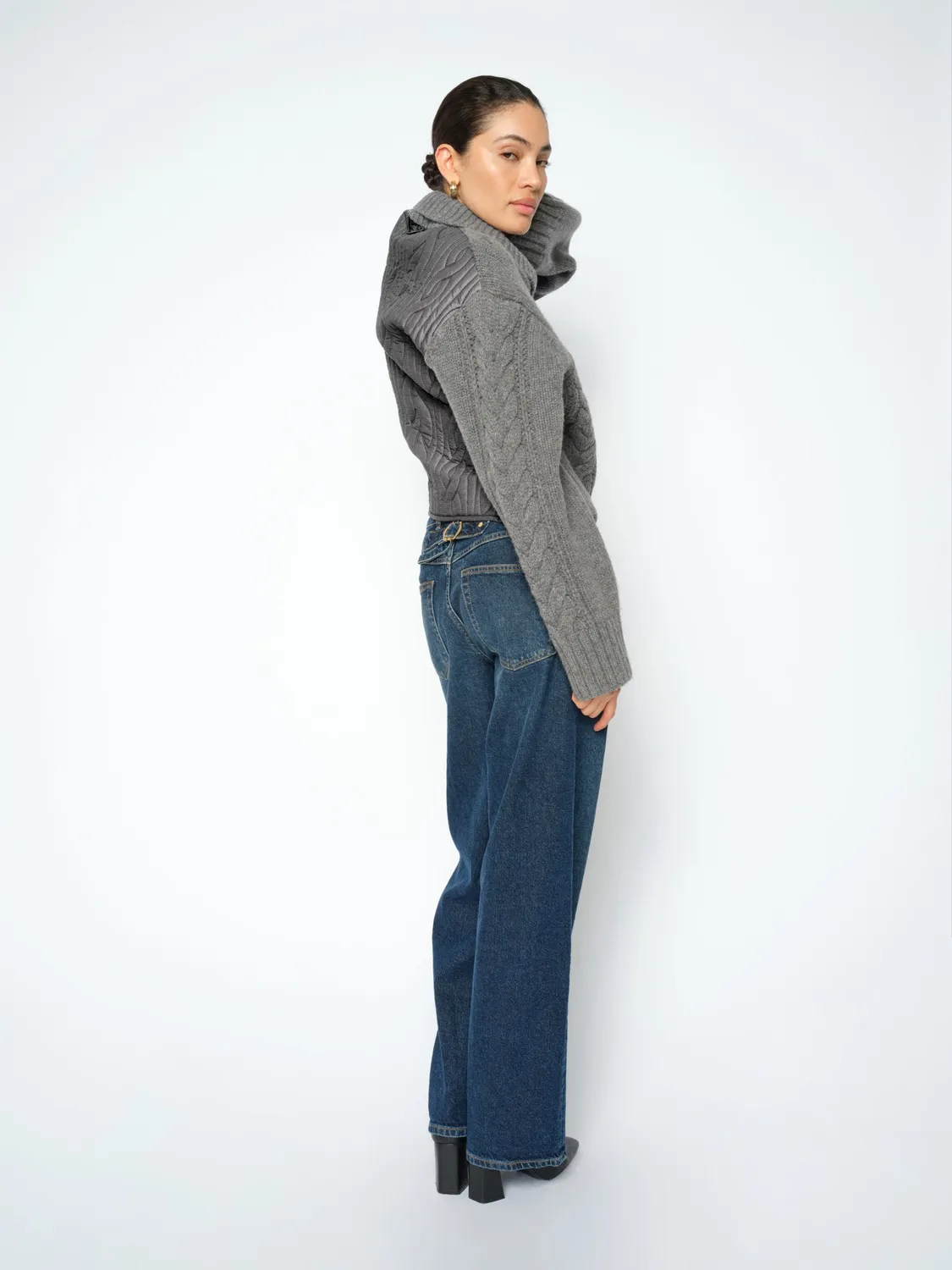 Mos Mosh MMRelee Buckle Jeans Dunkelblau Straight