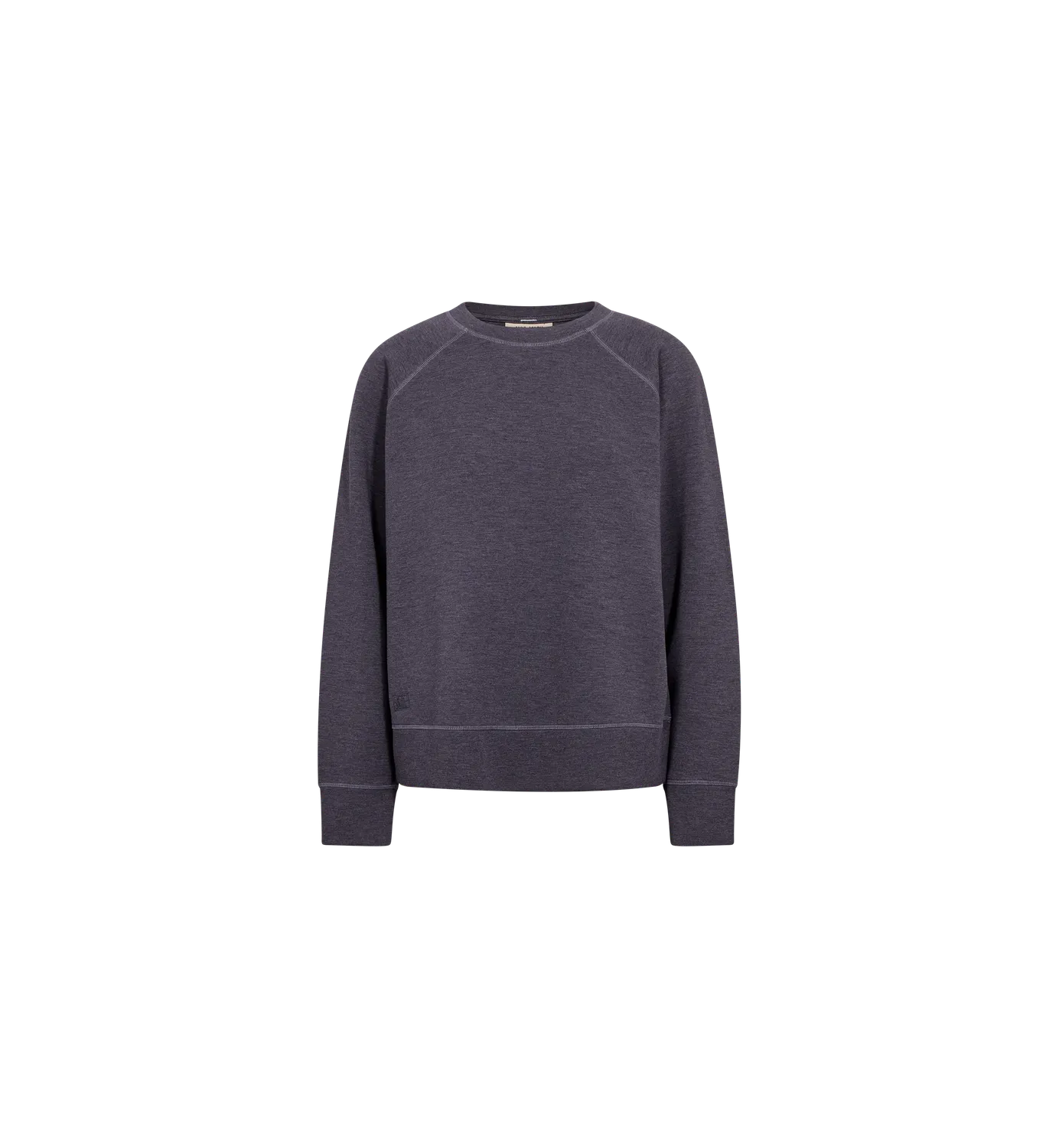 Mos Mosh MMAbello Mélange Sweatshirt Sweet Grape Relaxed