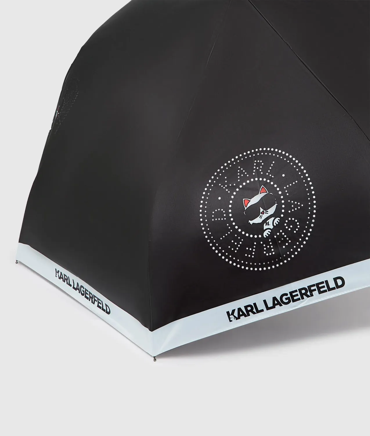 Karl Lagerfeld Ikon Circle Choupette Regenschirm klein