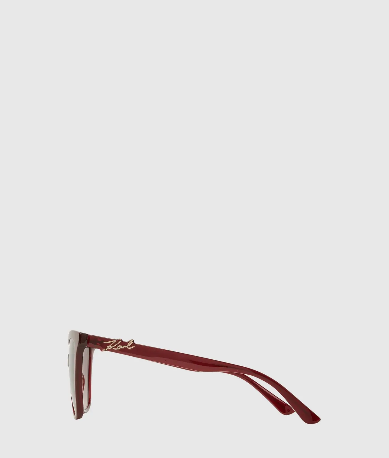 Karl Lagerfeld Signature Slim Sonnenbrille rechteckig One Size