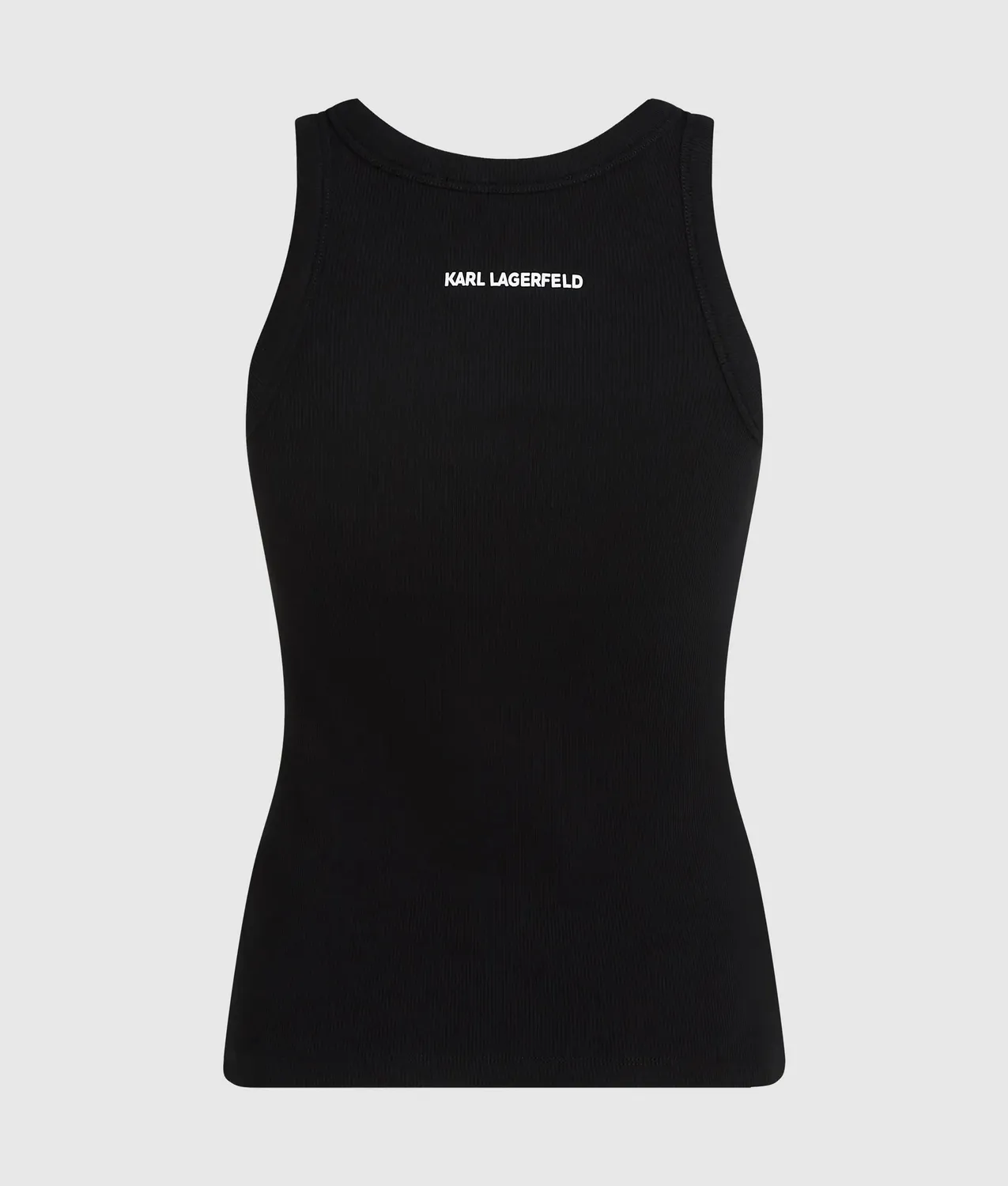 Karl Lagerfeld Ikon Rippen Tank-Top Bio-Baumwolle