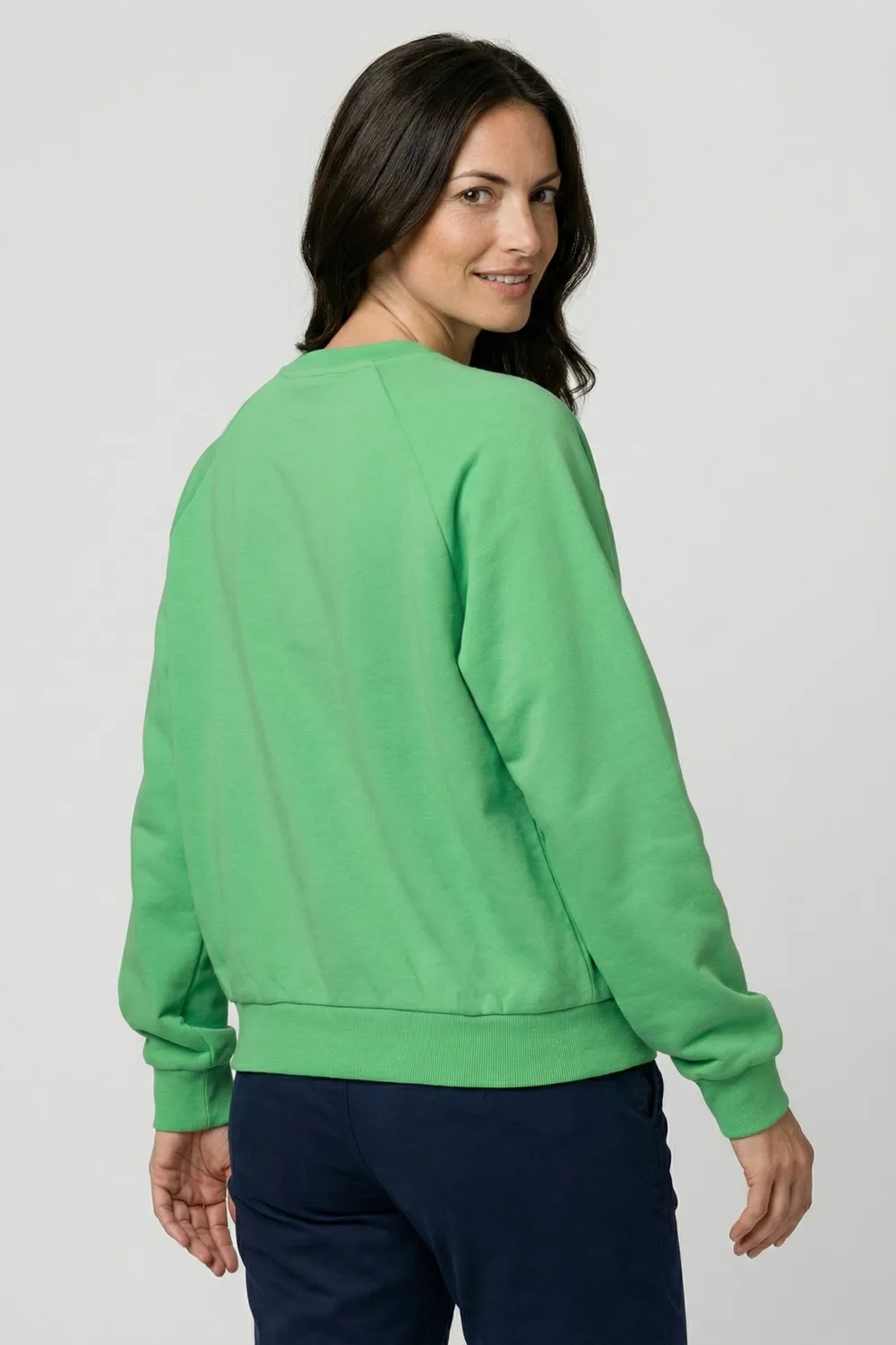 Alife & Kickin ThyraAK P Sweatshirt Grün Oversize