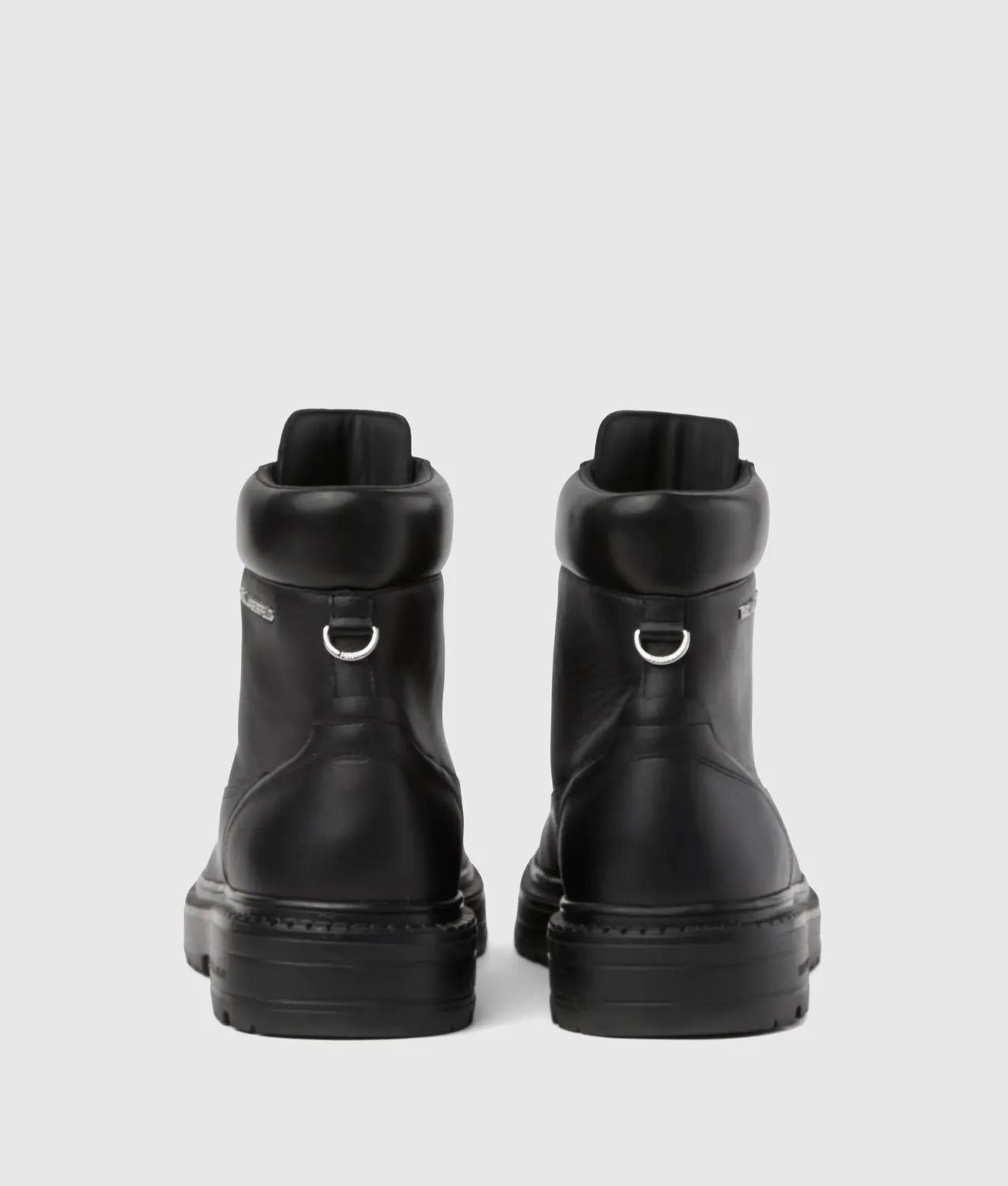 Karl Lagerfeld Miles Work Boot Stiefel Leder Lug-Sohle