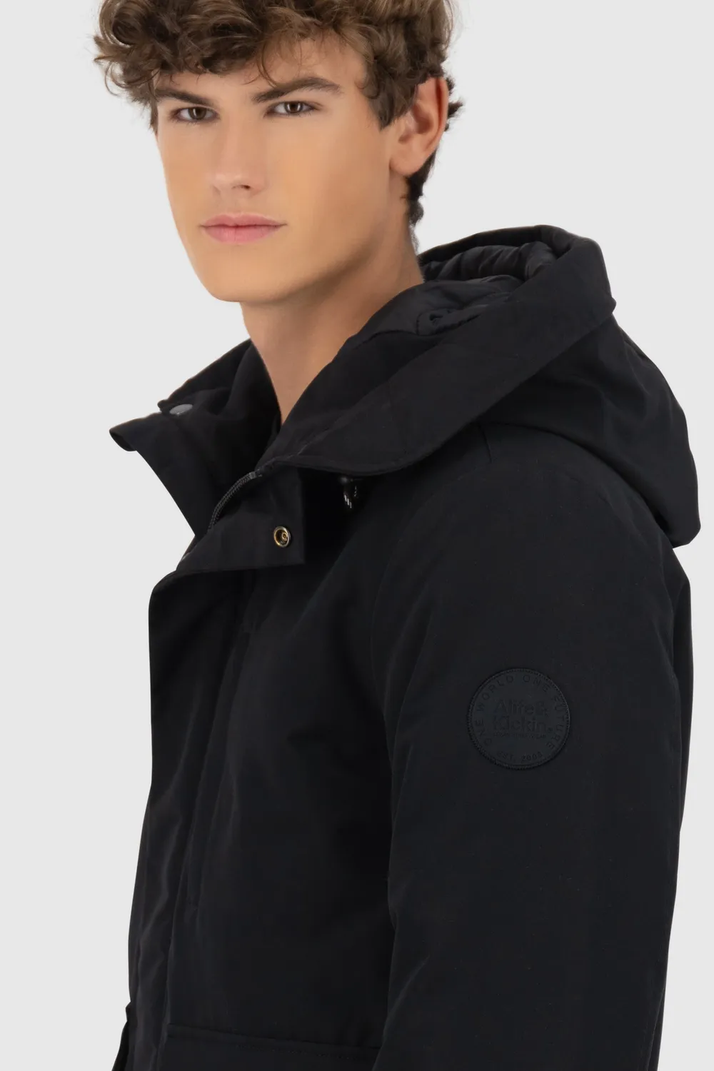Alife & Kickin NilasAK A Winterjacke Herren Schwarz