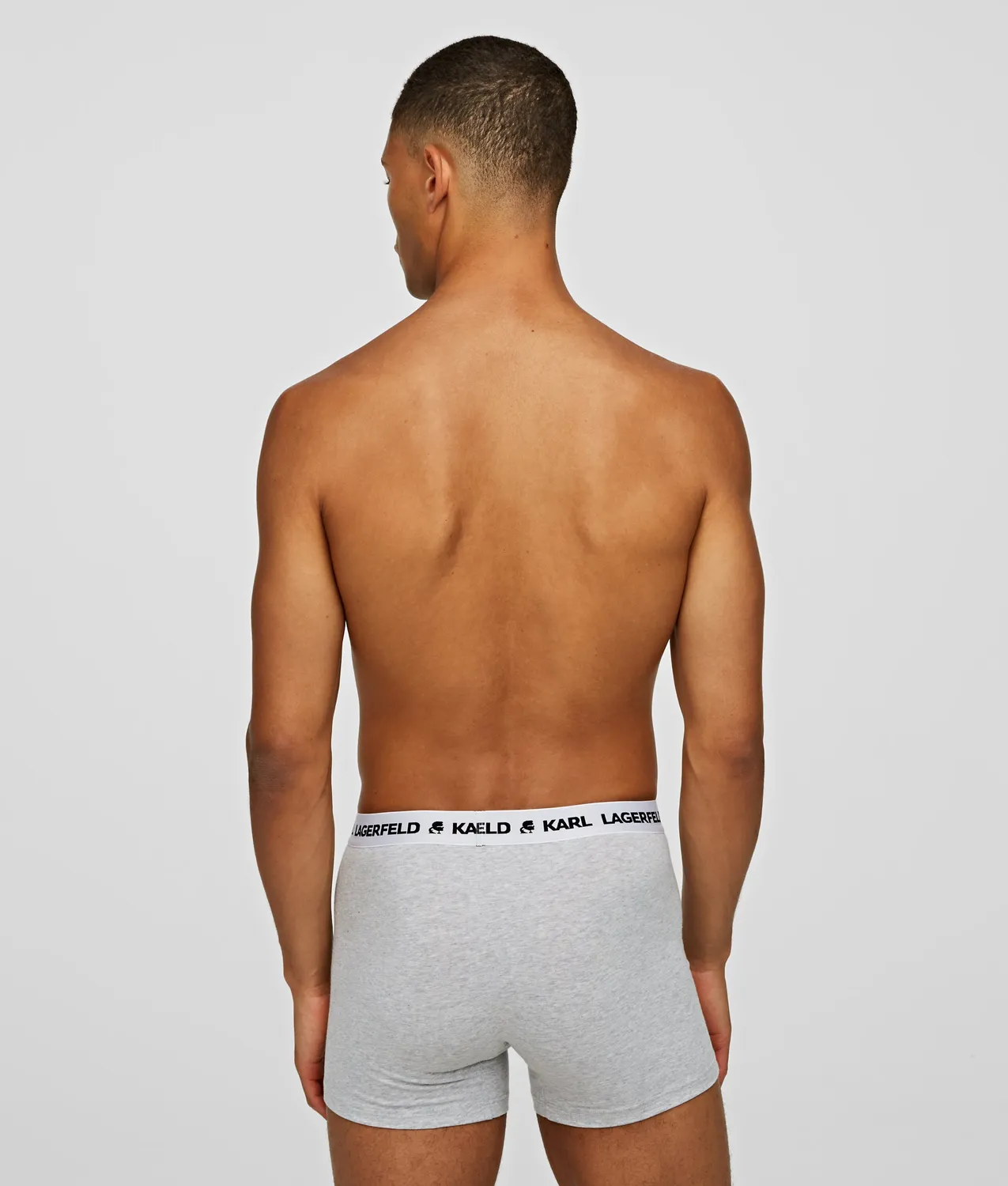 Karl Lagerfeld Logo Trunks Boxershorts 3-Pack schwarz