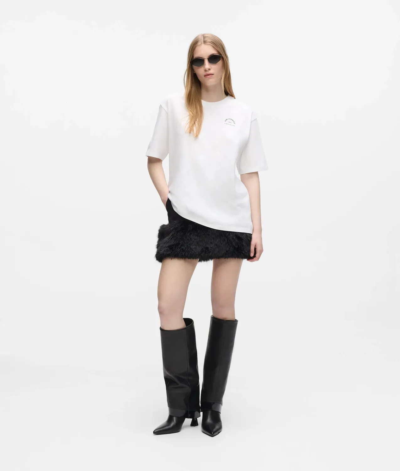 Karl Lagerfeld Rue St-Guillaume T-Shirt oversized Bio