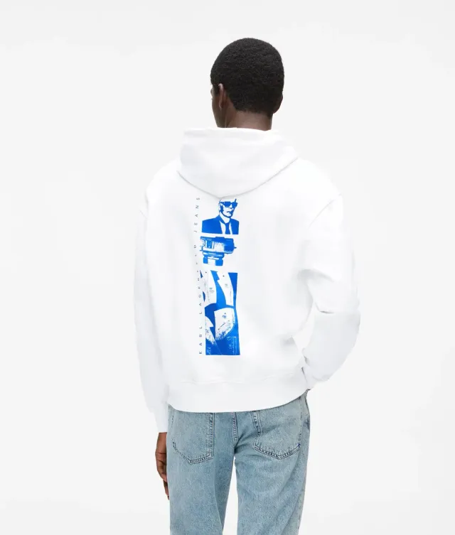 Karl Lagerfeld Relaxed Hoodie Karl-Print Bio-Baumwolle XS-XXL