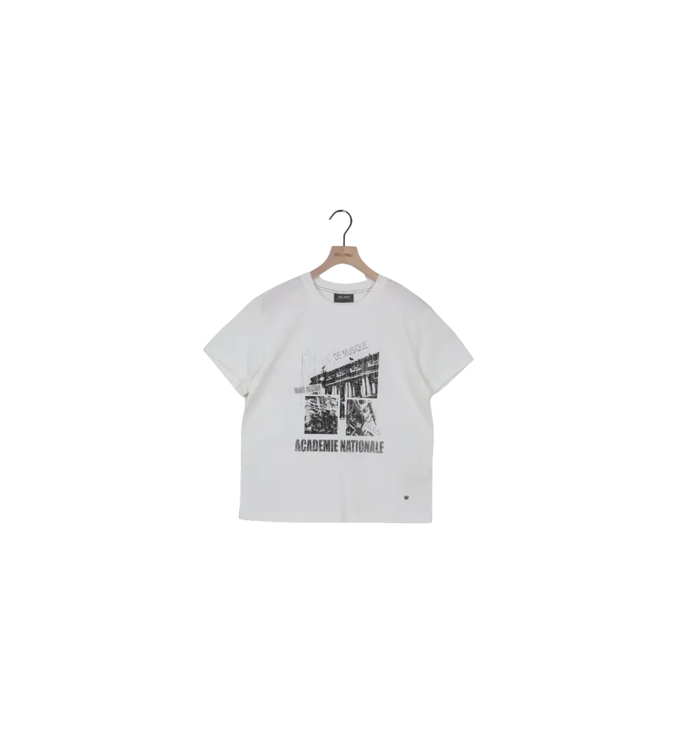 Mos Mosh MMLivia Tee Weiß XS Bio-Baumwolle