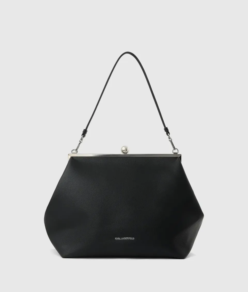 Karl Lagerfeld Essential Clutch XL Bügelverschluss