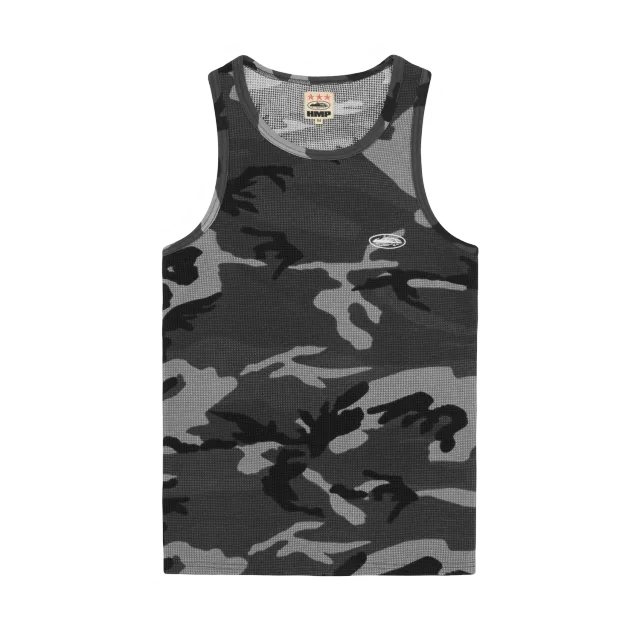 Corteiz HMP Classic Tank Top Black Camo Waffle