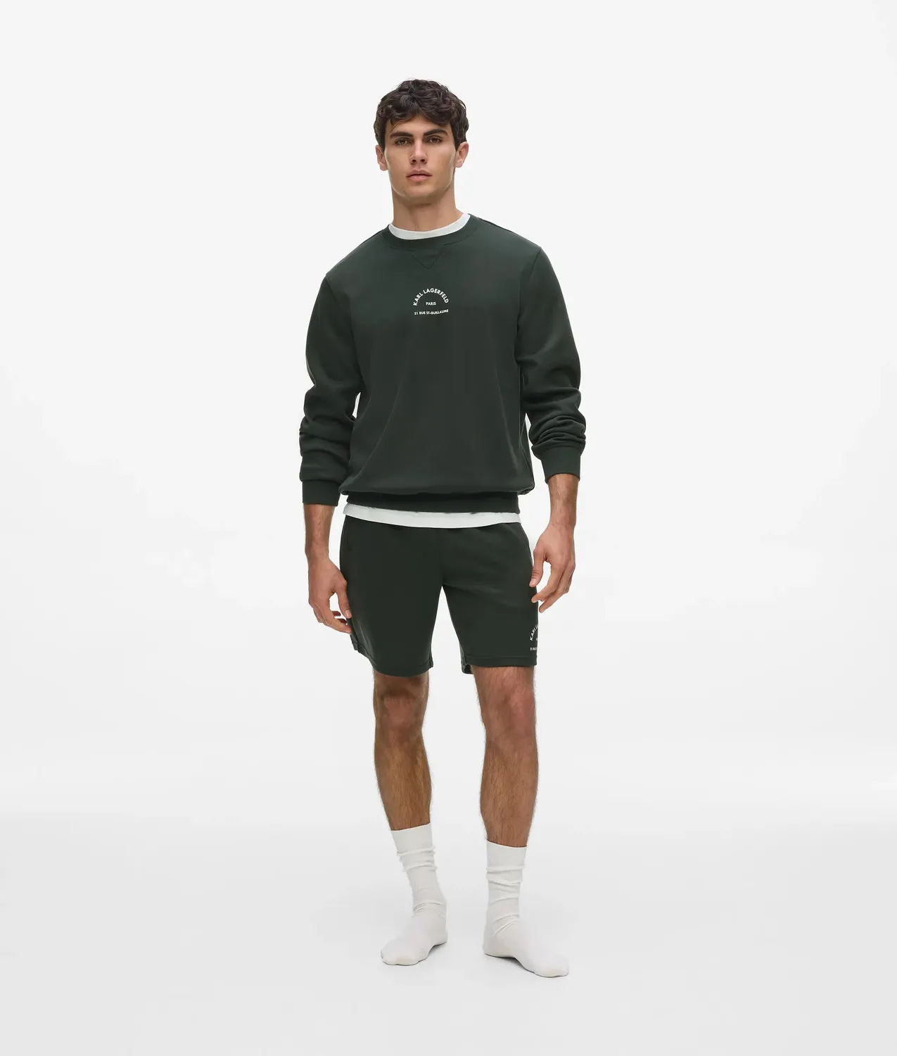 Karl Lagerfeld Rue St-Guillaume Sweatshirt Herren Rundhals