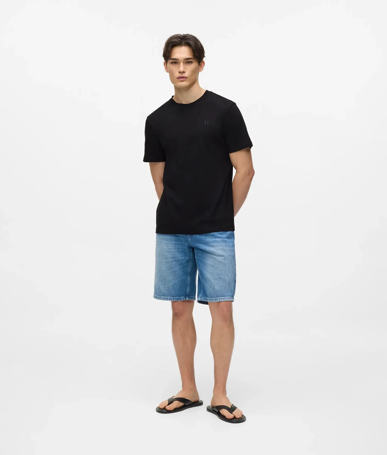 Karl Lagerfeld Monogram T-Shirt Leinenmix