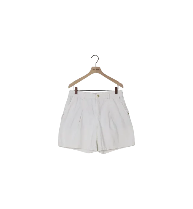 Mos Mosh MMKarefa Bianco Shorts Weiß 27 Relaxed Baumwolle