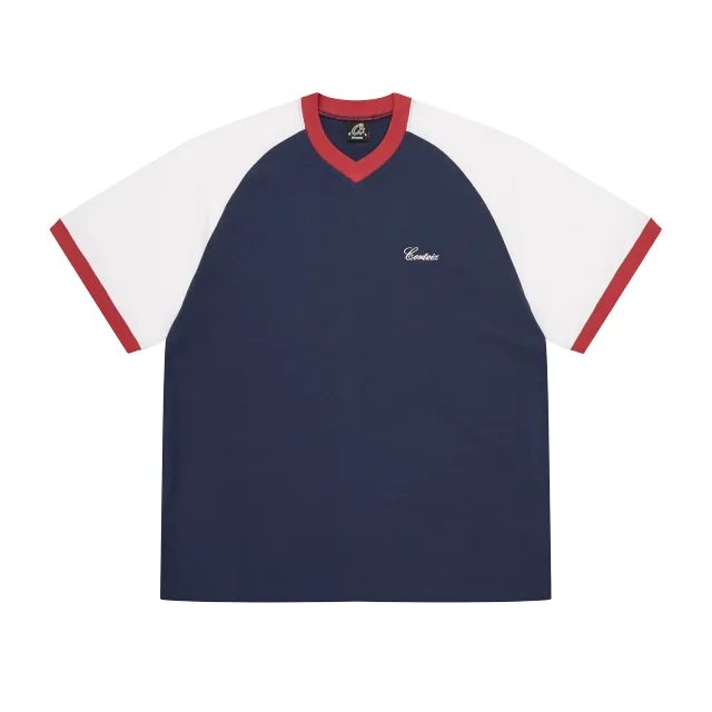 Corteiz Americana Raglan Top Navy 250 GSM
