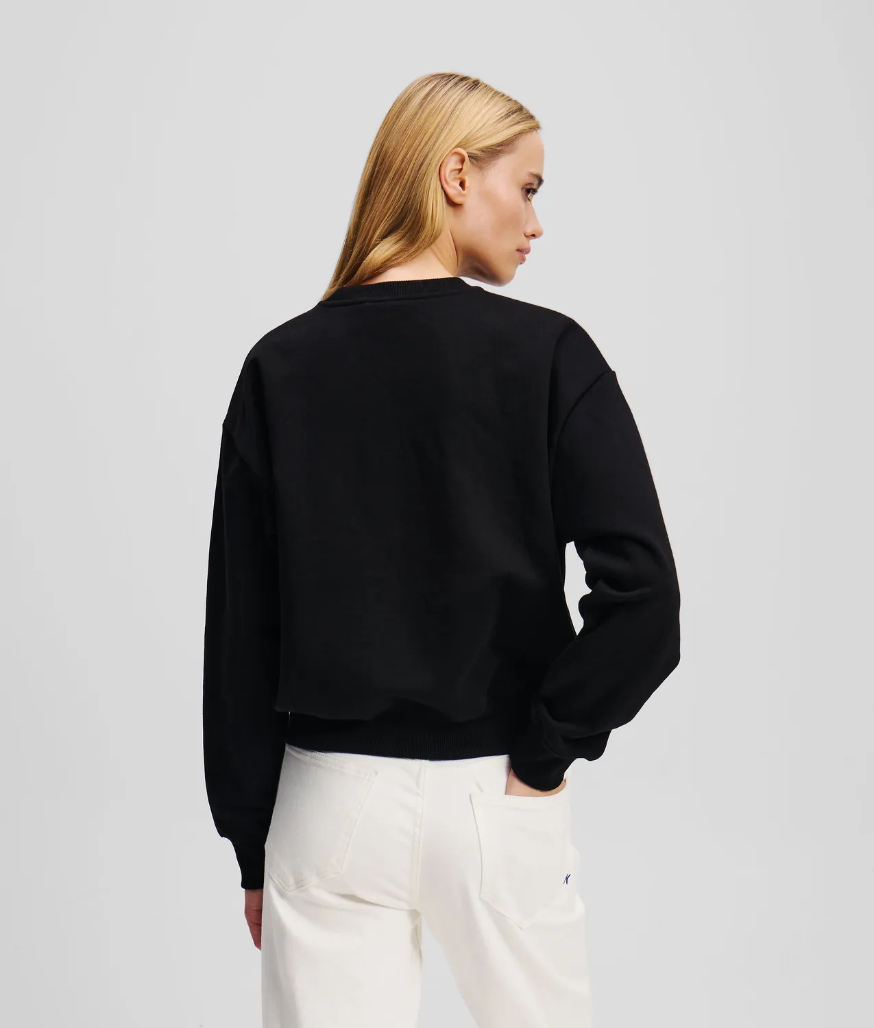 Karl Lagerfeld KLJ Box Logo Sweatshirt Bunt Crew-Neck