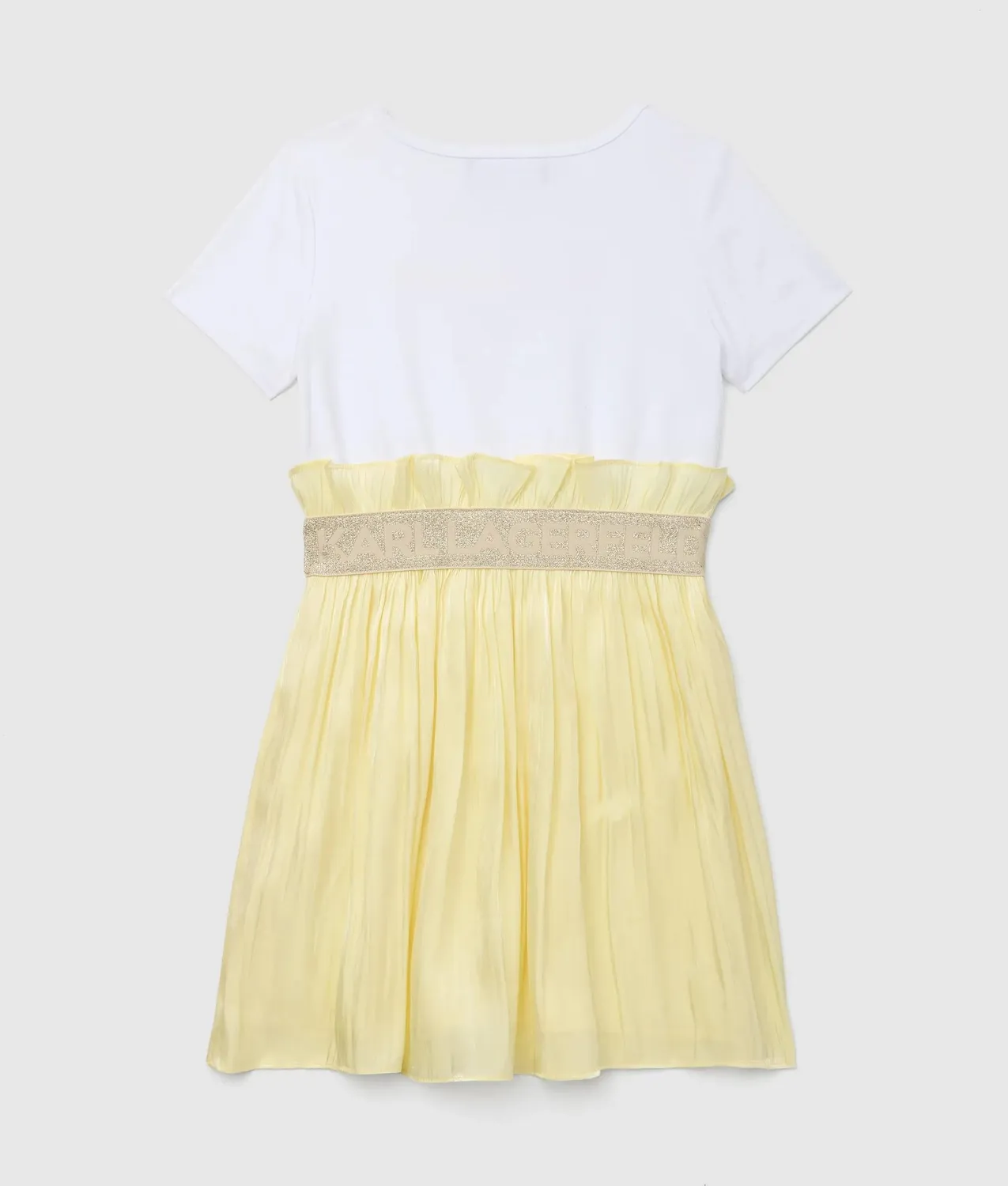Karl Lagerfeld Girls T-Shirt Kleid Meshrock Logo 2Y-16Y