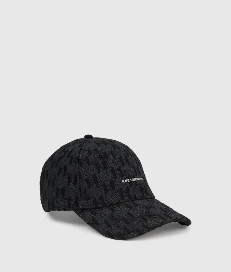 Karl Lagerfeld K/Monogram Jacquard Cap verstellbar
