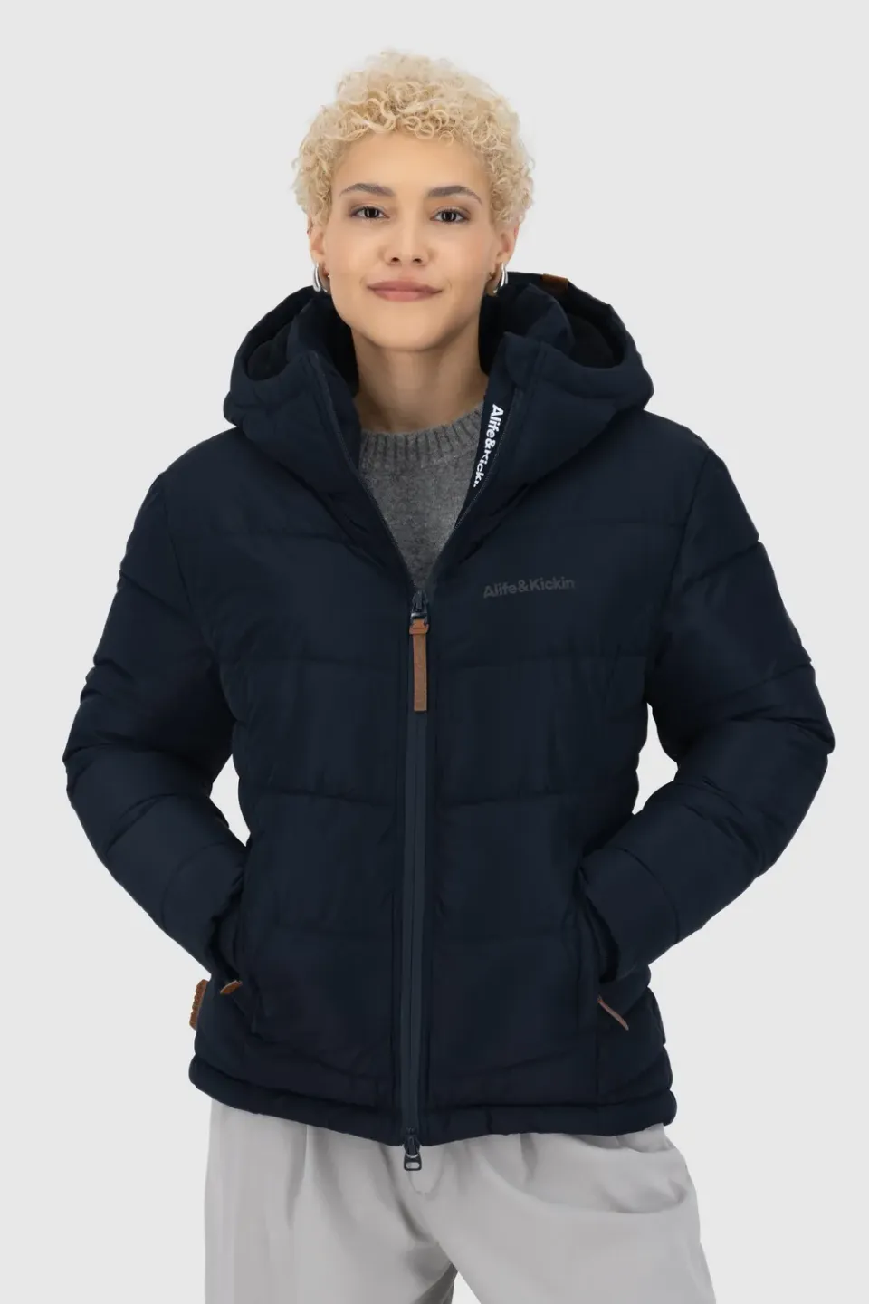 Alife & Kickin JuanaAK A Jacke Dunkelblau Damen Winter