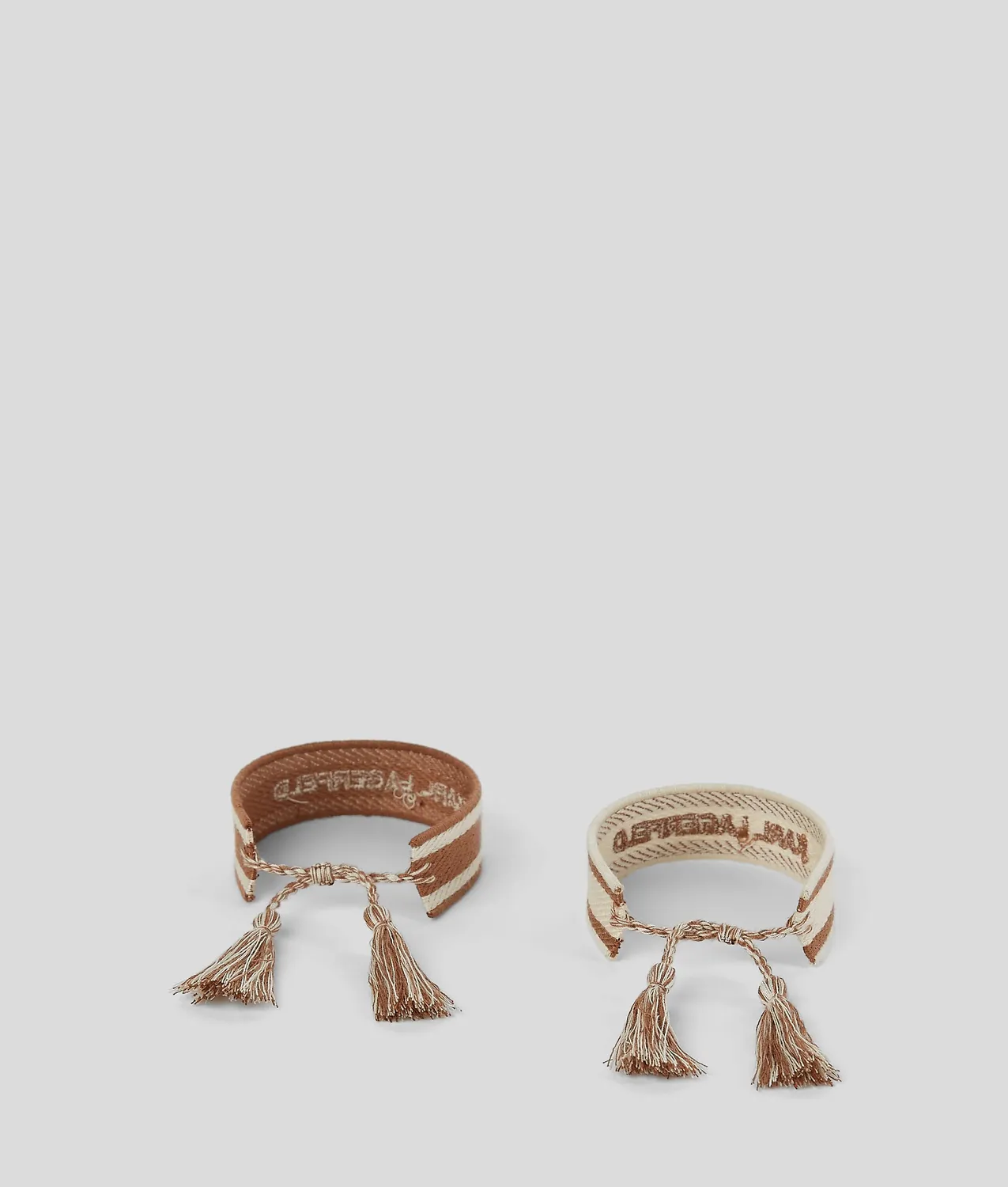 Karl Lagerfeld K/Essential Armband 2er-Set geflochten