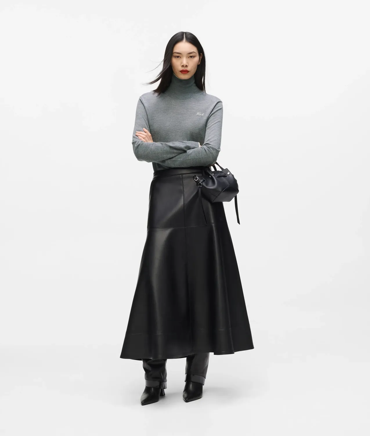Karl Lagerfeld Rollkragenpullover Merinowolle XS-XXL