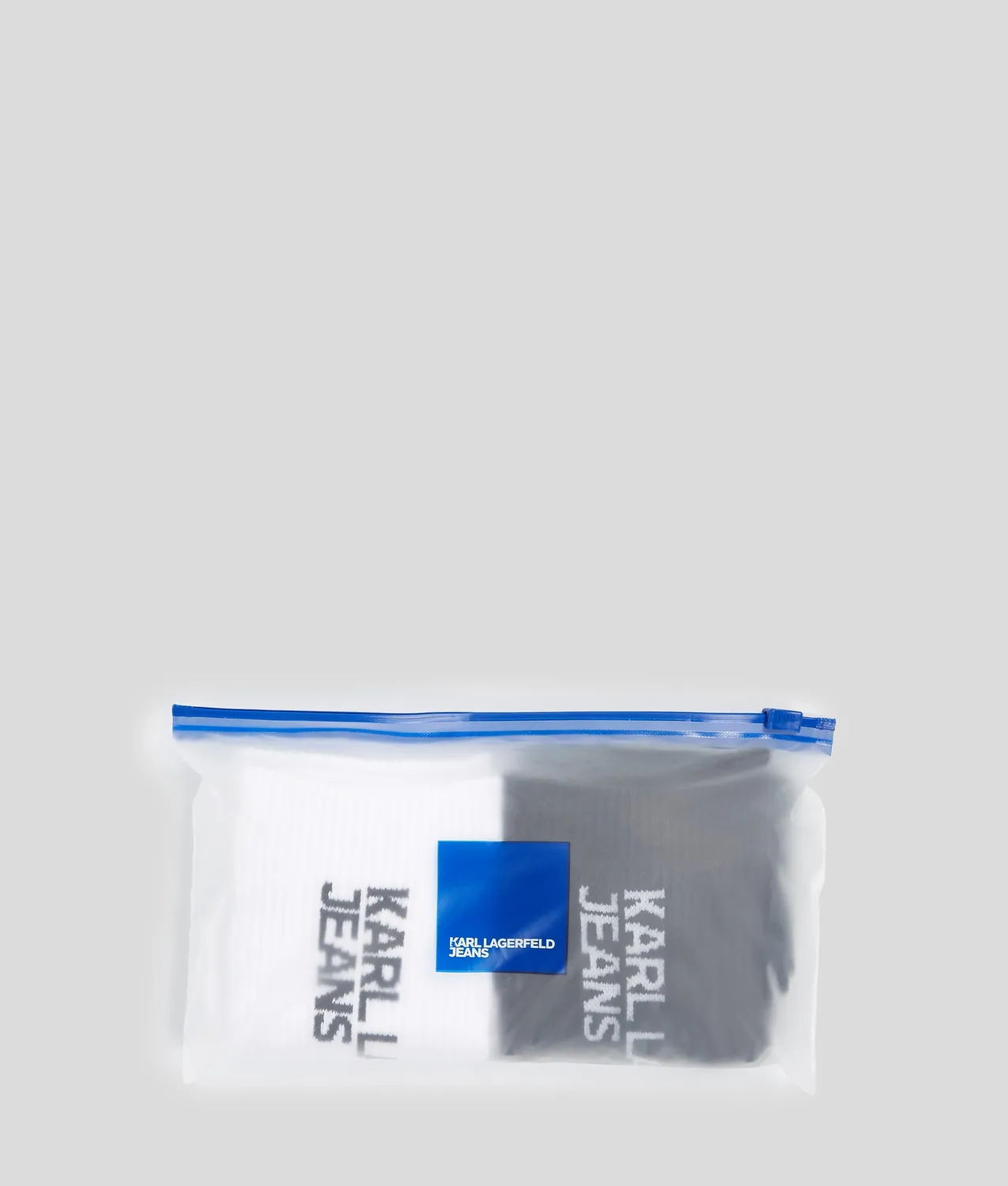 Karl Lagerfeld Jeans Logo Socken 2er-Pack gerippt