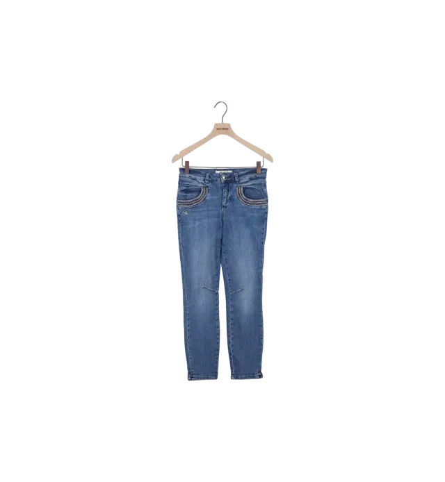 Mos Mosh MMNaomi Muscat 7/8 Jeans Blue Denim 24 Secondhand