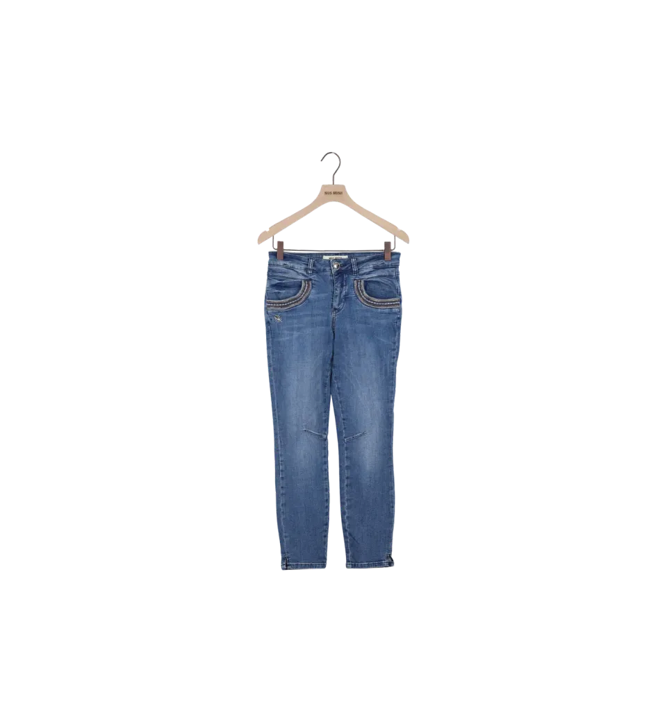 Mos Mosh MMNaomi Muscat 7/8 Jeans Blue Denim 24 Secondhand